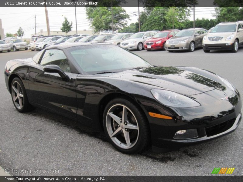 Black / Ebony Black 2011 Chevrolet Corvette Coupe