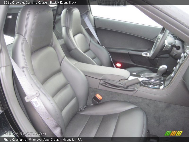  2011 Corvette Coupe Ebony Black Interior