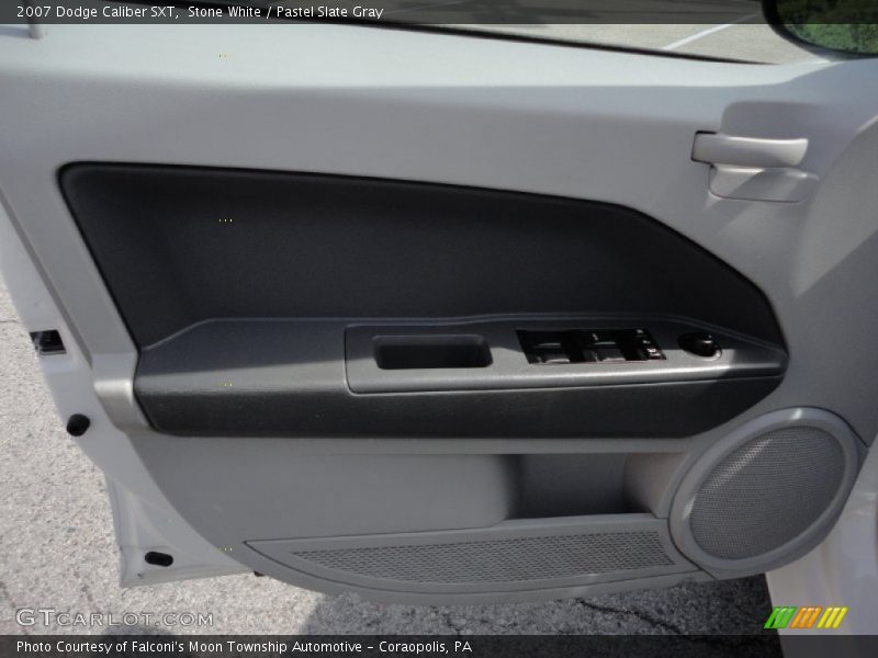 Stone White / Pastel Slate Gray 2007 Dodge Caliber SXT