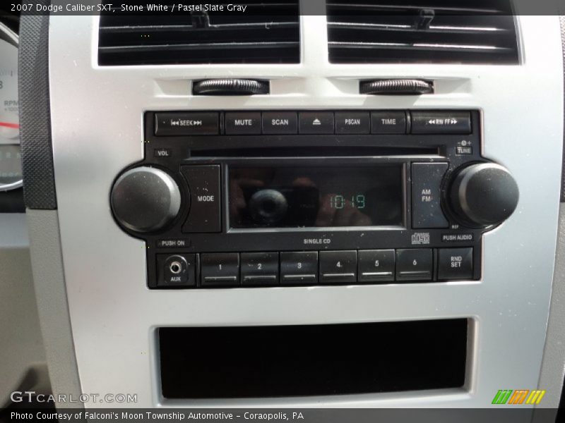 Stone White / Pastel Slate Gray 2007 Dodge Caliber SXT