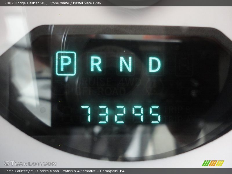 Stone White / Pastel Slate Gray 2007 Dodge Caliber SXT