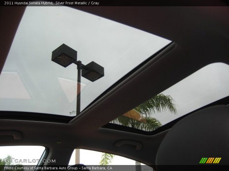 Sunroof of 2011 Sonata Hybrid