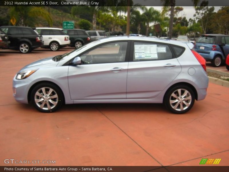  2012 Accent SE 5 Door Clearwater Blue