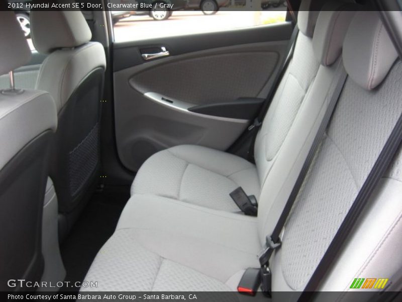  2012 Accent SE 5 Door Gray Interior