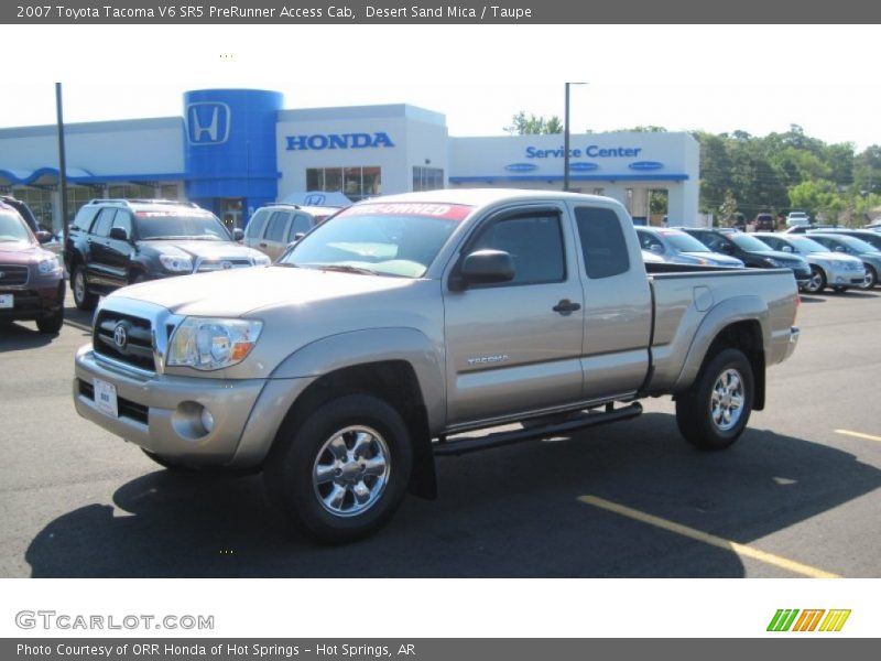 Desert Sand Mica / Taupe 2007 Toyota Tacoma V6 SR5 PreRunner Access Cab