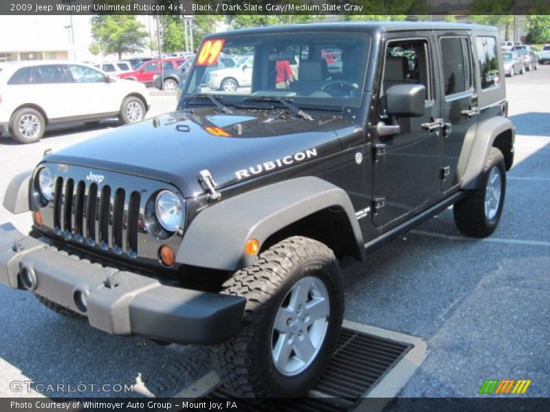 Black / Dark Slate Gray/Medium Slate Gray 2009 Jeep Wrangler Unlimited Rubicon 4x4