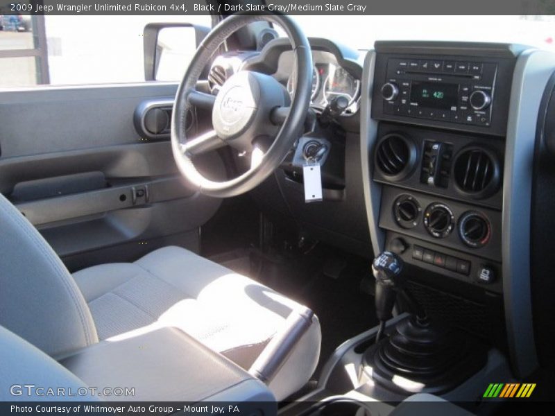 Black / Dark Slate Gray/Medium Slate Gray 2009 Jeep Wrangler Unlimited Rubicon 4x4
