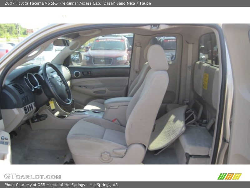 Desert Sand Mica / Taupe 2007 Toyota Tacoma V6 SR5 PreRunner Access Cab