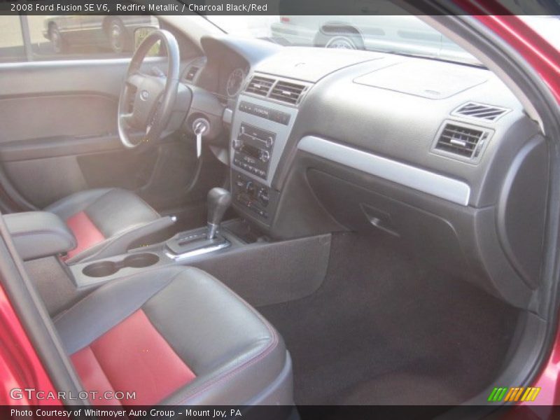 Redfire Metallic / Charcoal Black/Red 2008 Ford Fusion SE V6