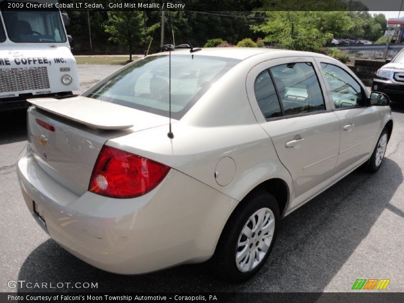 Gold Mist Metallic / Ebony 2009 Chevrolet Cobalt LT Sedan