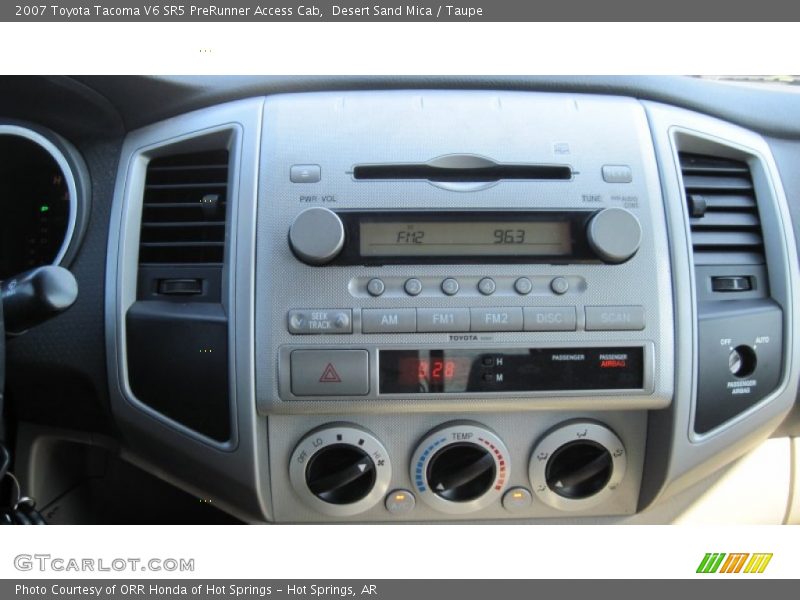 Desert Sand Mica / Taupe 2007 Toyota Tacoma V6 SR5 PreRunner Access Cab