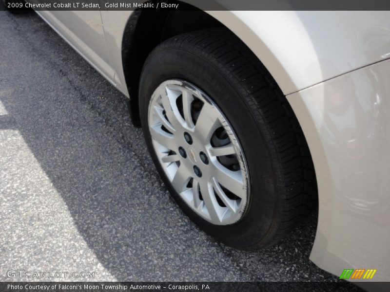 Gold Mist Metallic / Ebony 2009 Chevrolet Cobalt LT Sedan