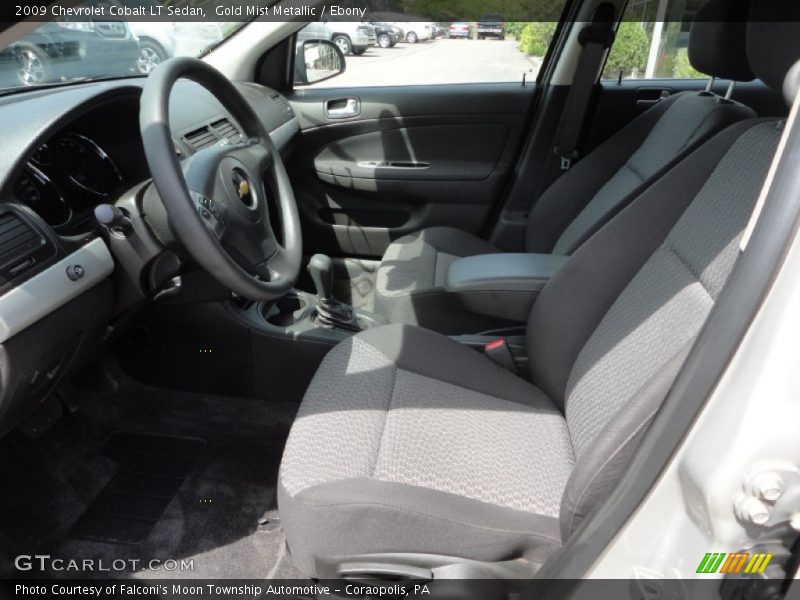 Gold Mist Metallic / Ebony 2009 Chevrolet Cobalt LT Sedan