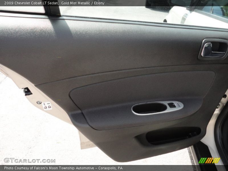 Gold Mist Metallic / Ebony 2009 Chevrolet Cobalt LT Sedan