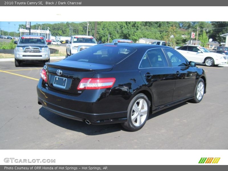 Black / Dark Charcoal 2010 Toyota Camry SE