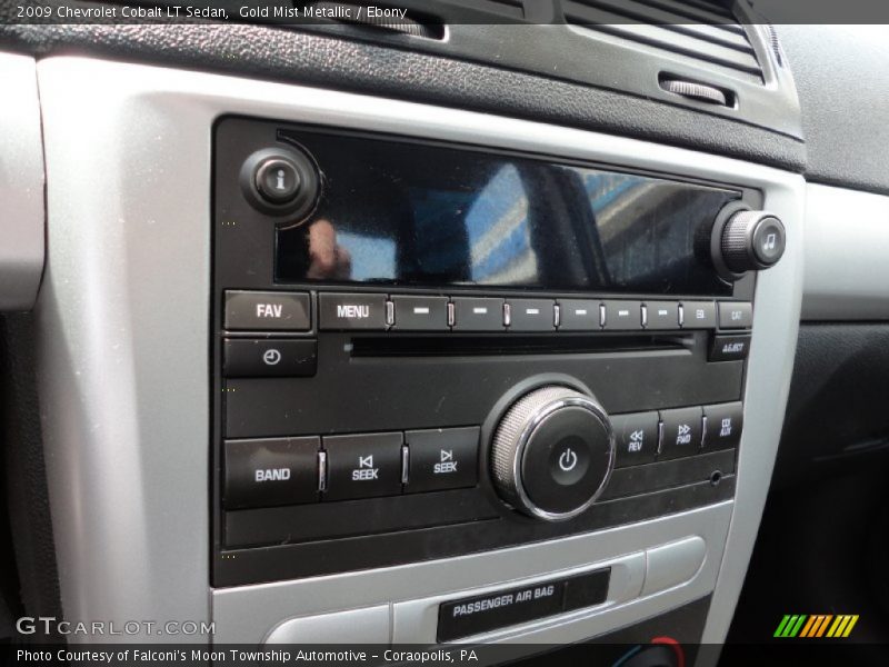 Gold Mist Metallic / Ebony 2009 Chevrolet Cobalt LT Sedan