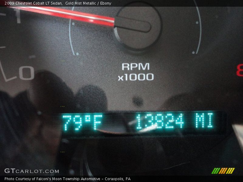 Gold Mist Metallic / Ebony 2009 Chevrolet Cobalt LT Sedan