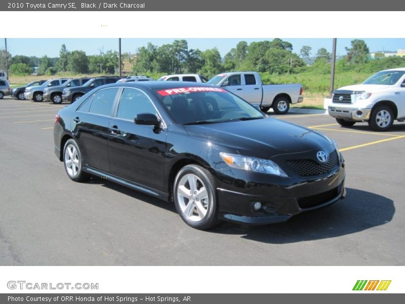 Black / Dark Charcoal 2010 Toyota Camry SE