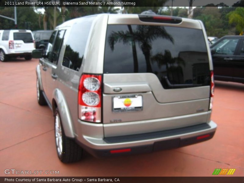 Ipanema Sand Metallic / Almond/Nutmeg 2011 Land Rover LR4 HSE LUX