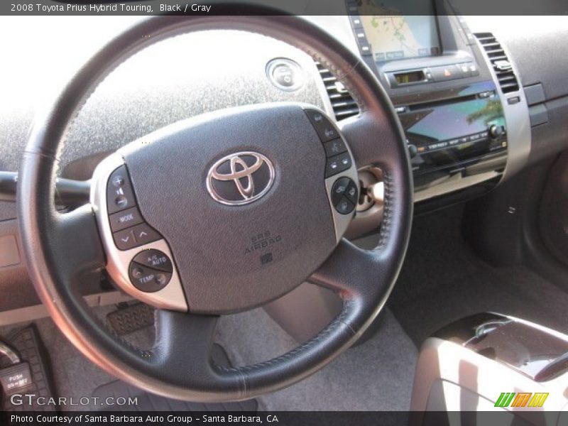 Black / Gray 2008 Toyota Prius Hybrid Touring
