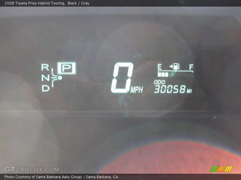 Black / Gray 2008 Toyota Prius Hybrid Touring