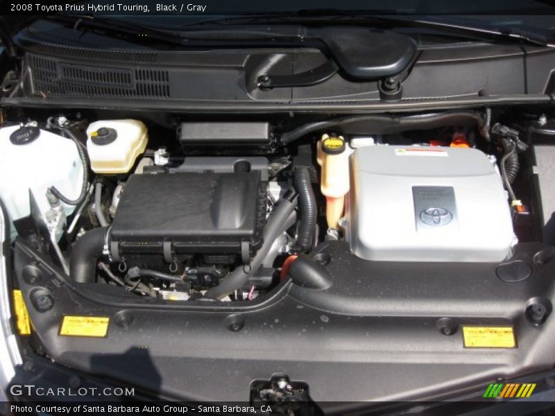 Black / Gray 2008 Toyota Prius Hybrid Touring