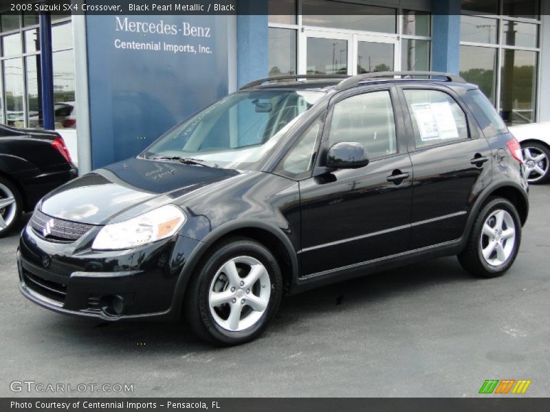 Black Pearl Metallic / Black 2008 Suzuki SX4 Crossover