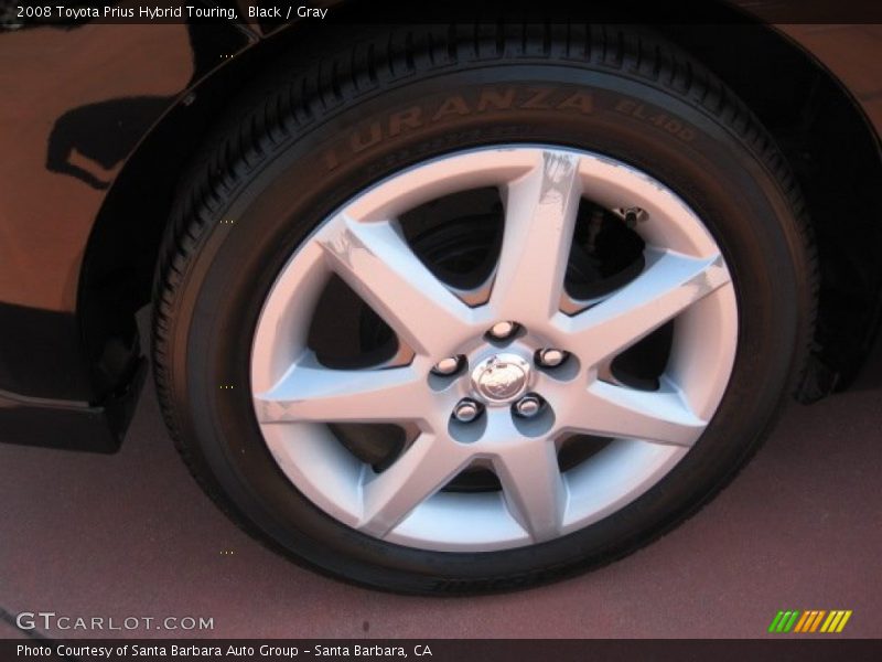 Black / Gray 2008 Toyota Prius Hybrid Touring