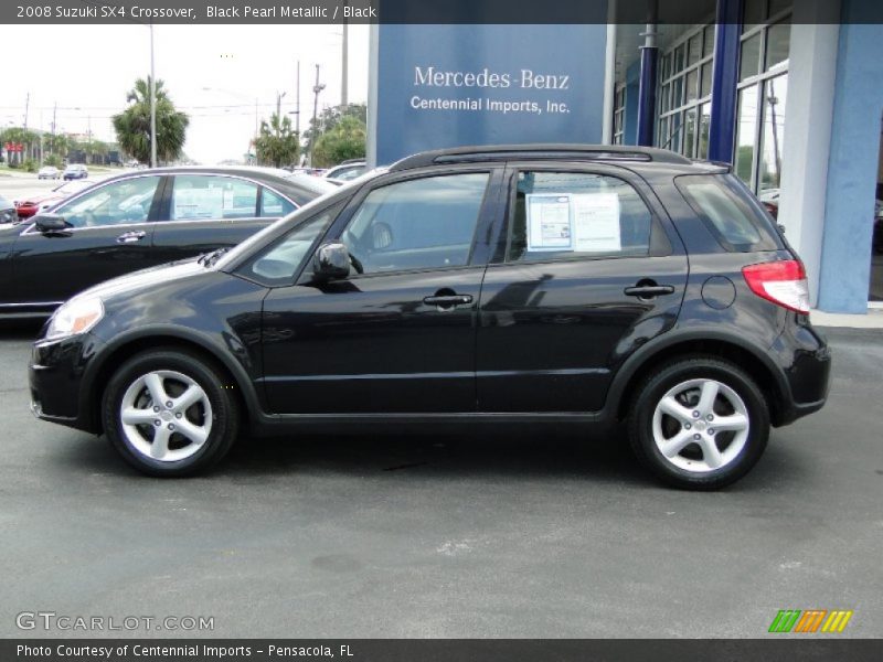 Black Pearl Metallic / Black 2008 Suzuki SX4 Crossover