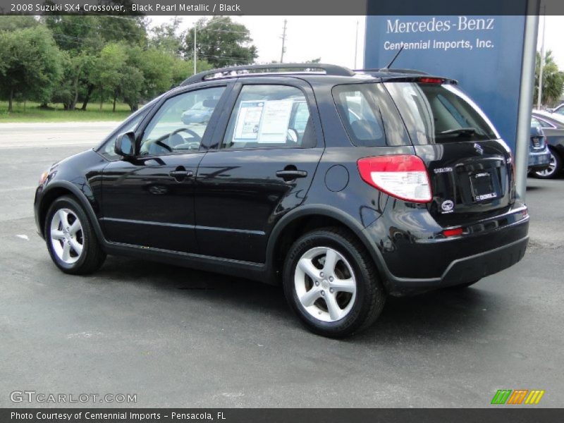 Black Pearl Metallic / Black 2008 Suzuki SX4 Crossover