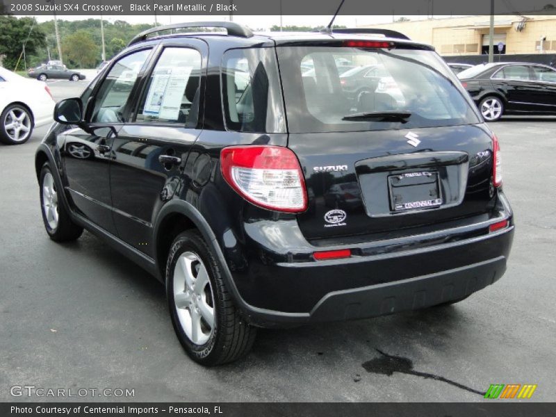 Black Pearl Metallic / Black 2008 Suzuki SX4 Crossover