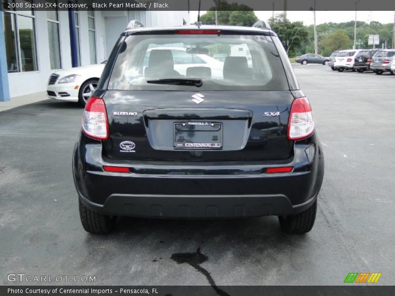 Black Pearl Metallic / Black 2008 Suzuki SX4 Crossover