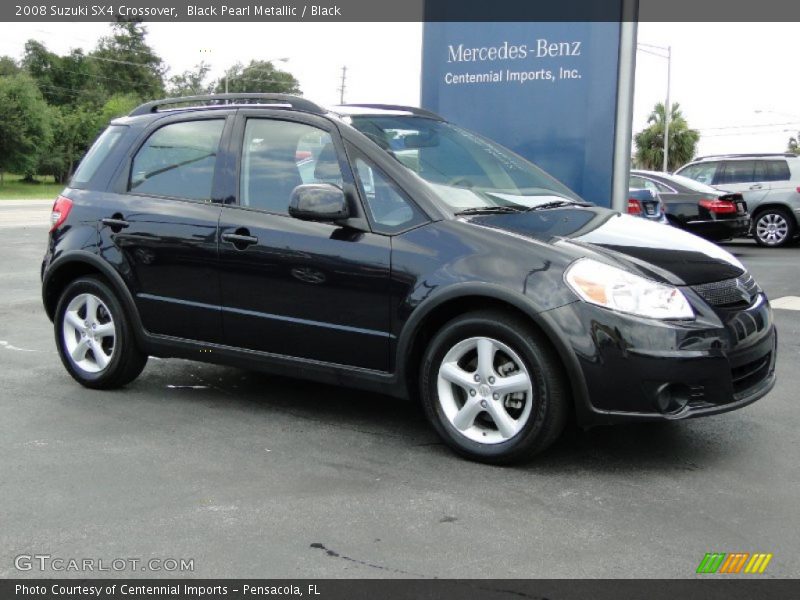 Black Pearl Metallic / Black 2008 Suzuki SX4 Crossover