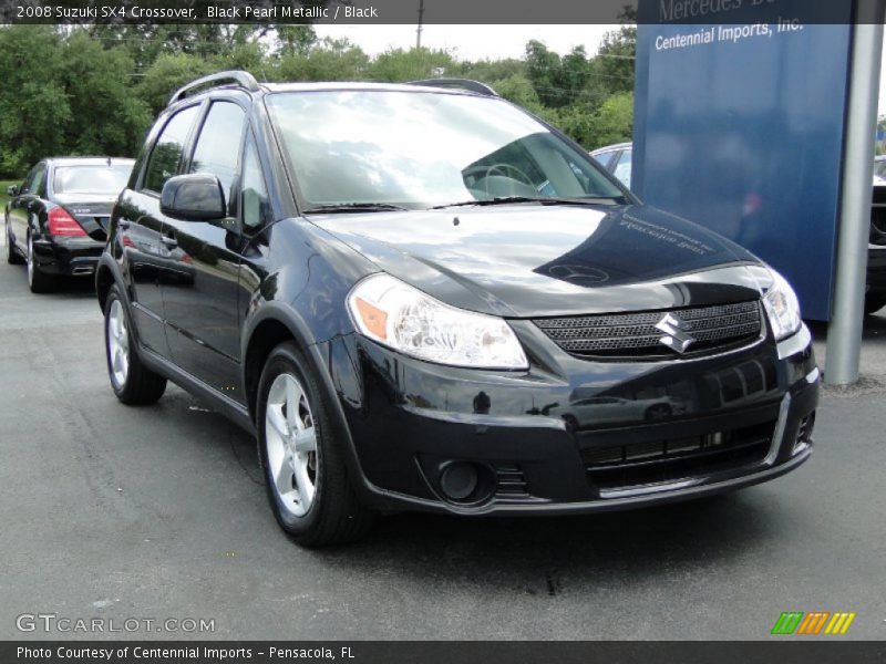 Black Pearl Metallic / Black 2008 Suzuki SX4 Crossover