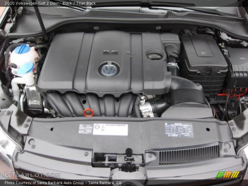  2010 Golf 2 Door Engine - 2.5 Liter DOHC 20-Valve 5 Cylinder
