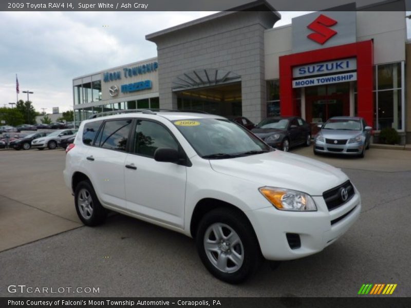 Super White / Ash Gray 2009 Toyota RAV4 I4