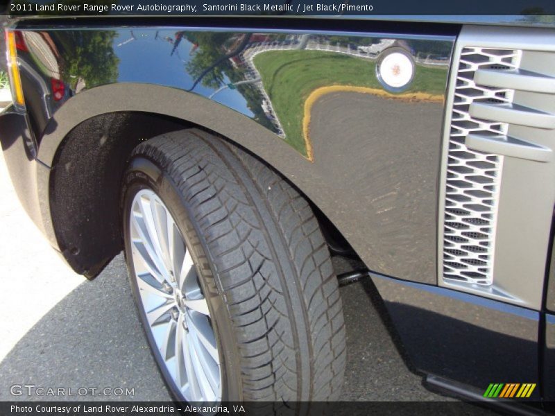 Santorini Black Metallic / Jet Black/Pimento 2011 Land Rover Range Rover Autobiography