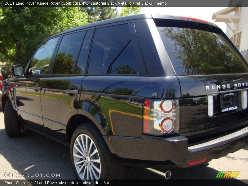 Santorini Black Metallic / Jet Black/Pimento 2011 Land Rover Range Rover Autobiography