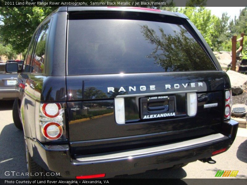Santorini Black Metallic / Jet Black/Pimento 2011 Land Rover Range Rover Autobiography