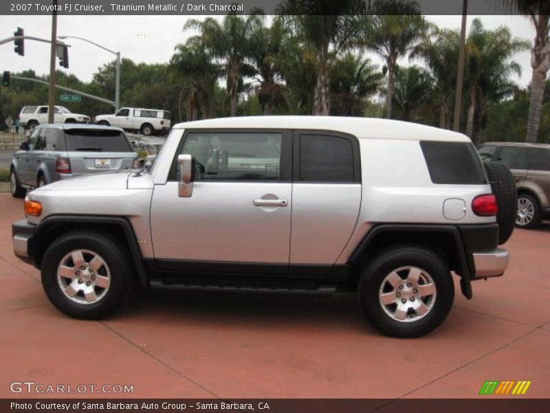 Titanium Metallic / Dark Charcoal 2007 Toyota FJ Cruiser