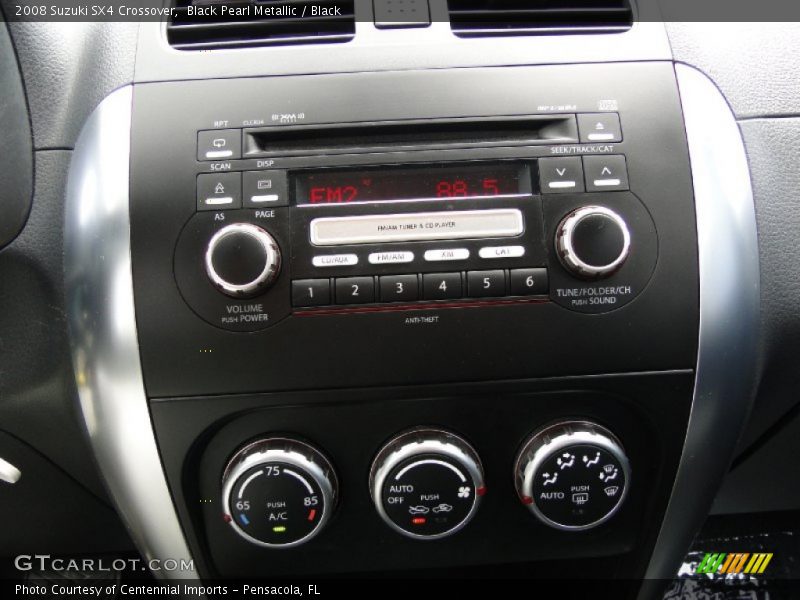 Black Pearl Metallic / Black 2008 Suzuki SX4 Crossover
