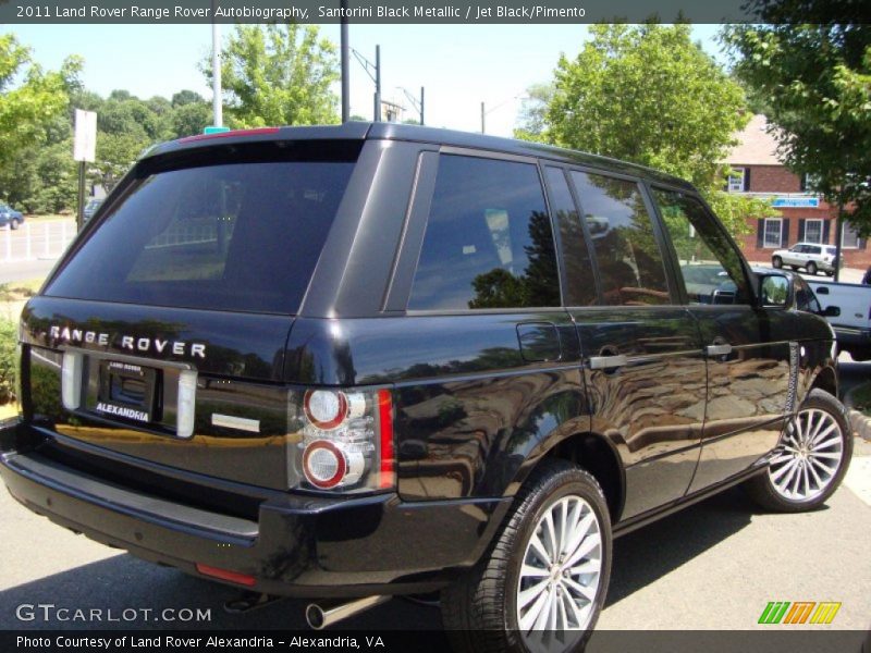Santorini Black Metallic / Jet Black/Pimento 2011 Land Rover Range Rover Autobiography