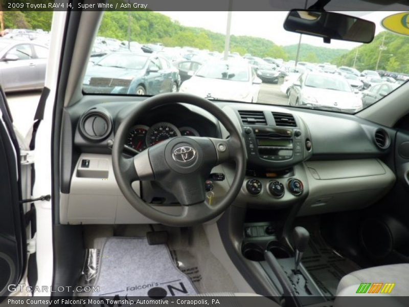 Super White / Ash Gray 2009 Toyota RAV4 I4