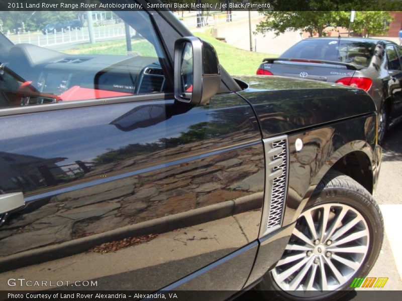 Santorini Black Metallic / Jet Black/Pimento 2011 Land Rover Range Rover Autobiography