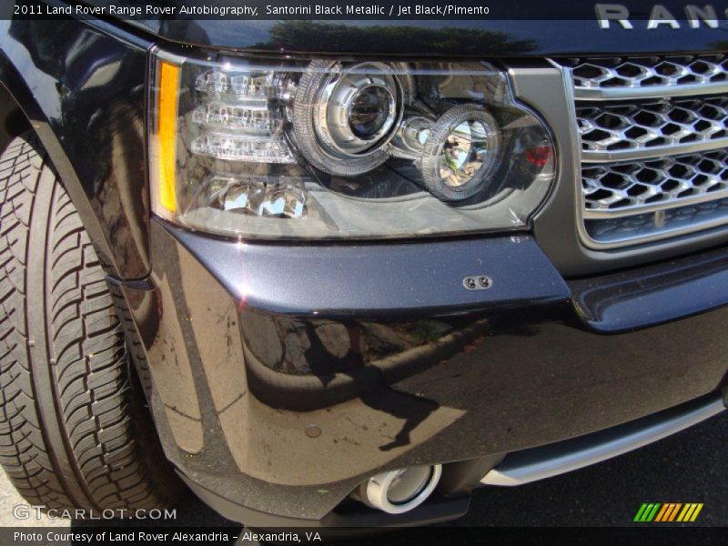 Santorini Black Metallic / Jet Black/Pimento 2011 Land Rover Range Rover Autobiography