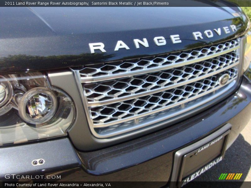 Santorini Black Metallic / Jet Black/Pimento 2011 Land Rover Range Rover Autobiography