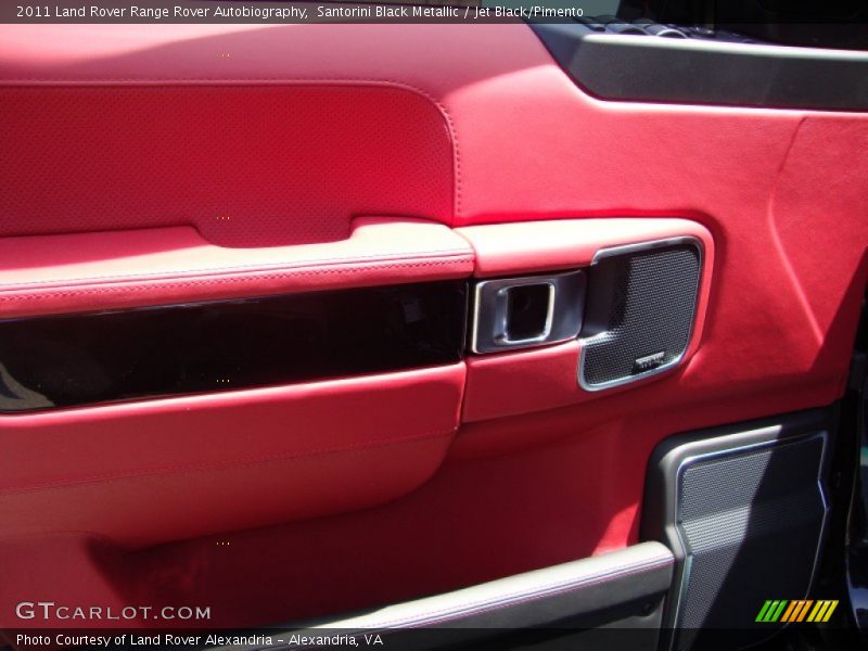 Santorini Black Metallic / Jet Black/Pimento 2011 Land Rover Range Rover Autobiography