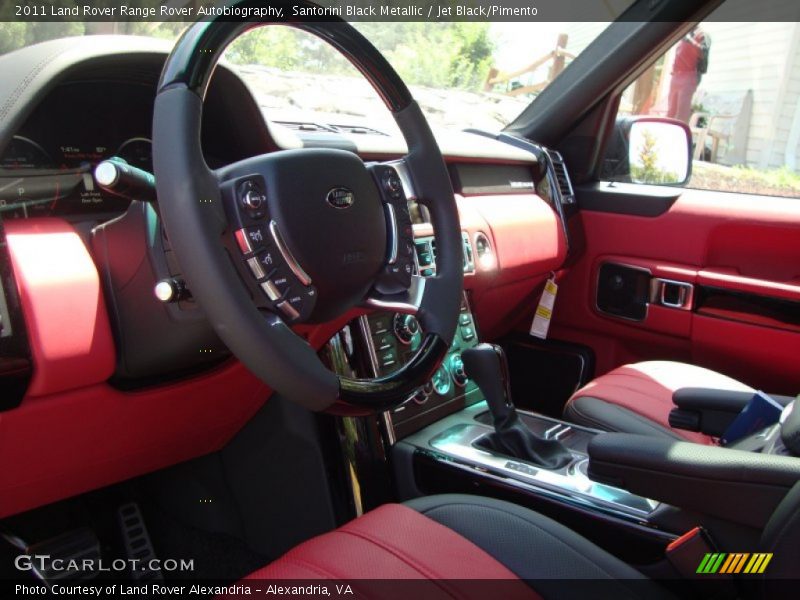  2011 Range Rover Autobiography Jet Black/Pimento Interior