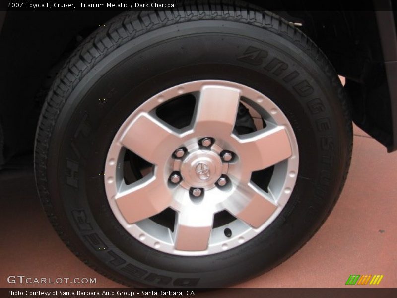 Titanium Metallic / Dark Charcoal 2007 Toyota FJ Cruiser