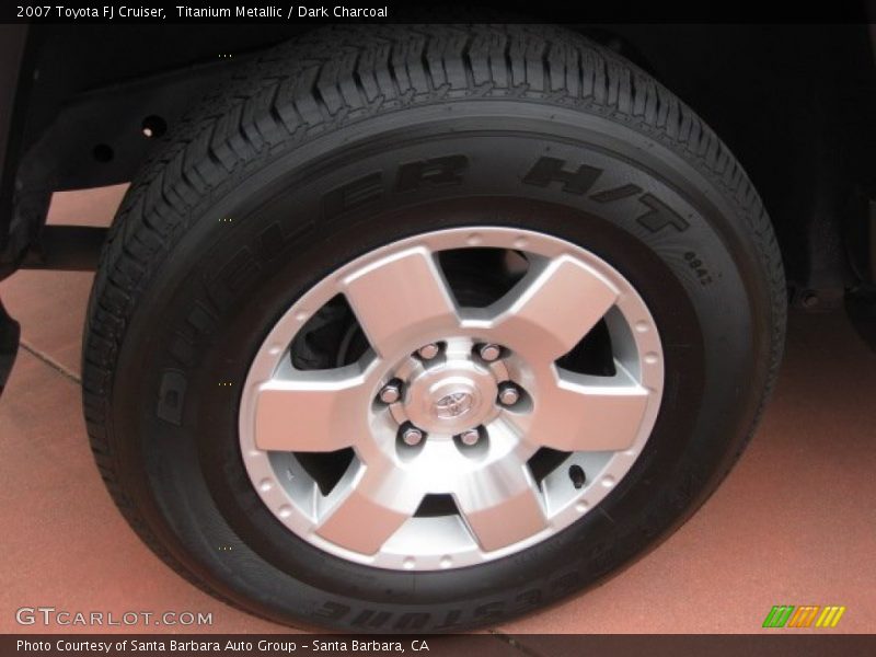 Titanium Metallic / Dark Charcoal 2007 Toyota FJ Cruiser